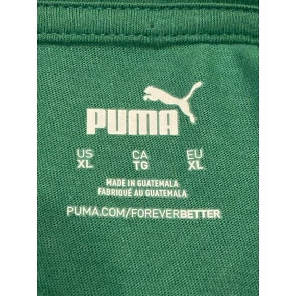 NEW Puma Women’s Christmas ‘Ugly Sweater’ Tee T-shirt Green Size XL - Picture 6 of 13